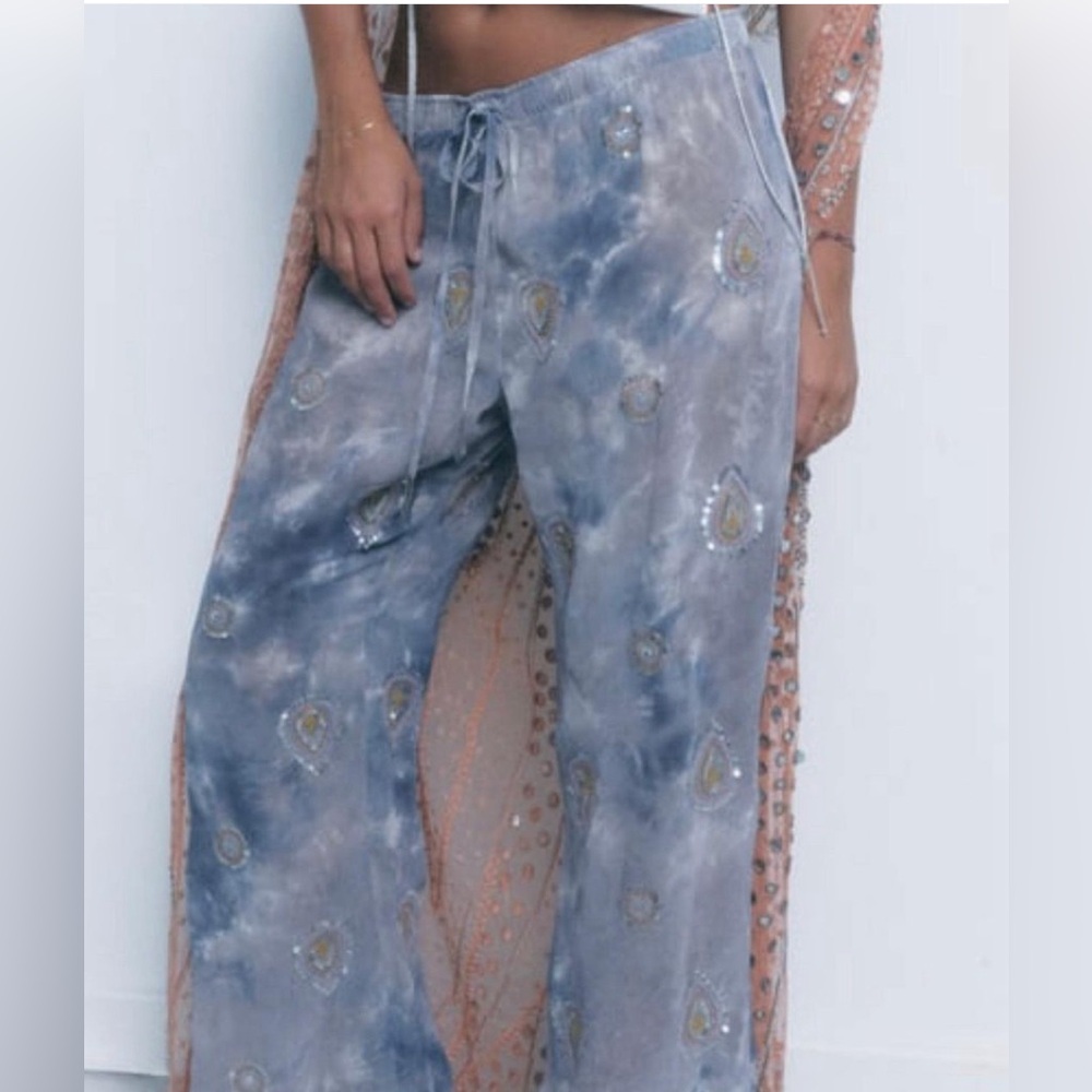 Zara Tie Dye Limited Edition Pants . New With Tags.